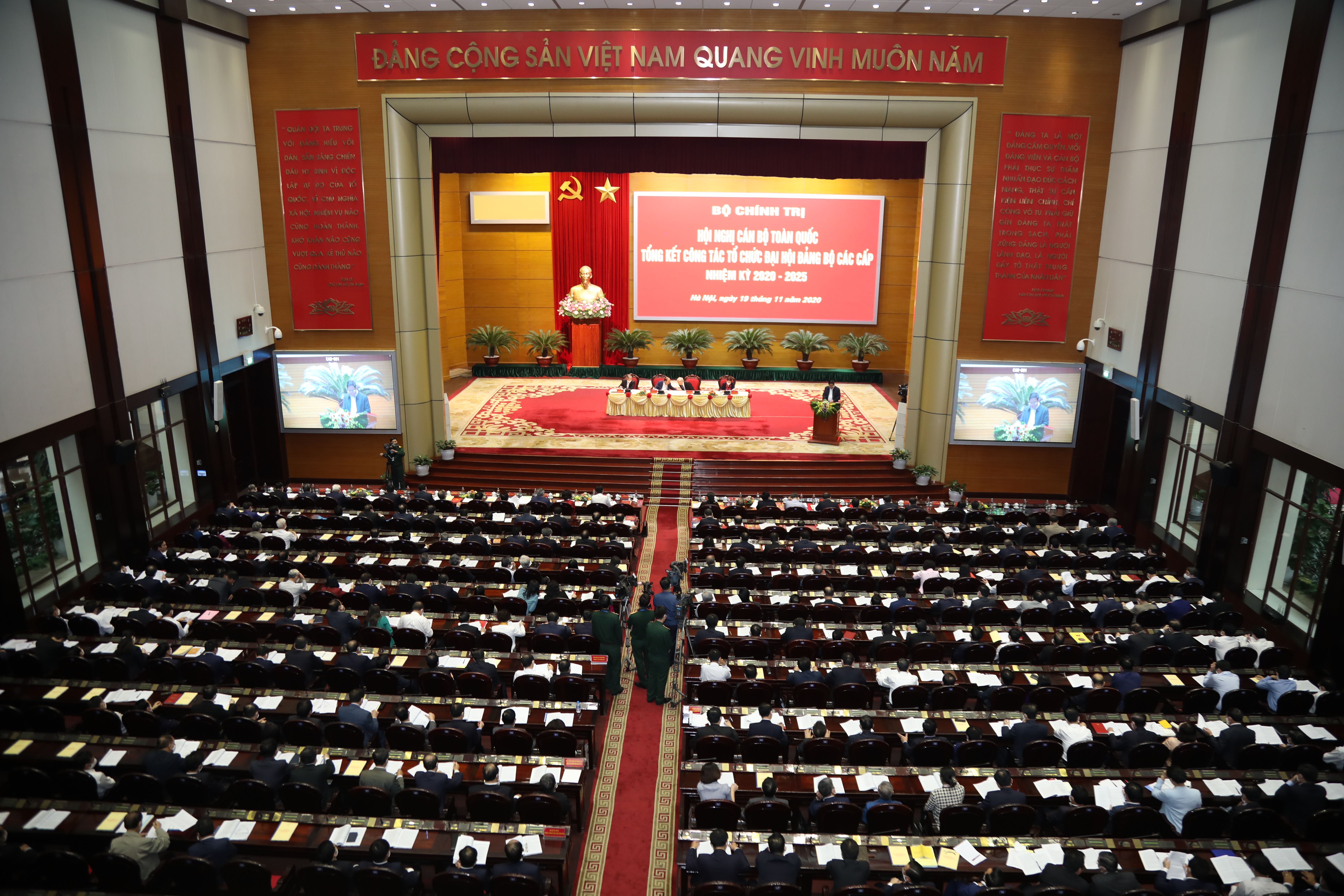 Hội nghị cán bộ toàn quốc tổng kết công tác tổ chức đại hội đảng bộ các cấp nhiệm kỳ 2020-2025