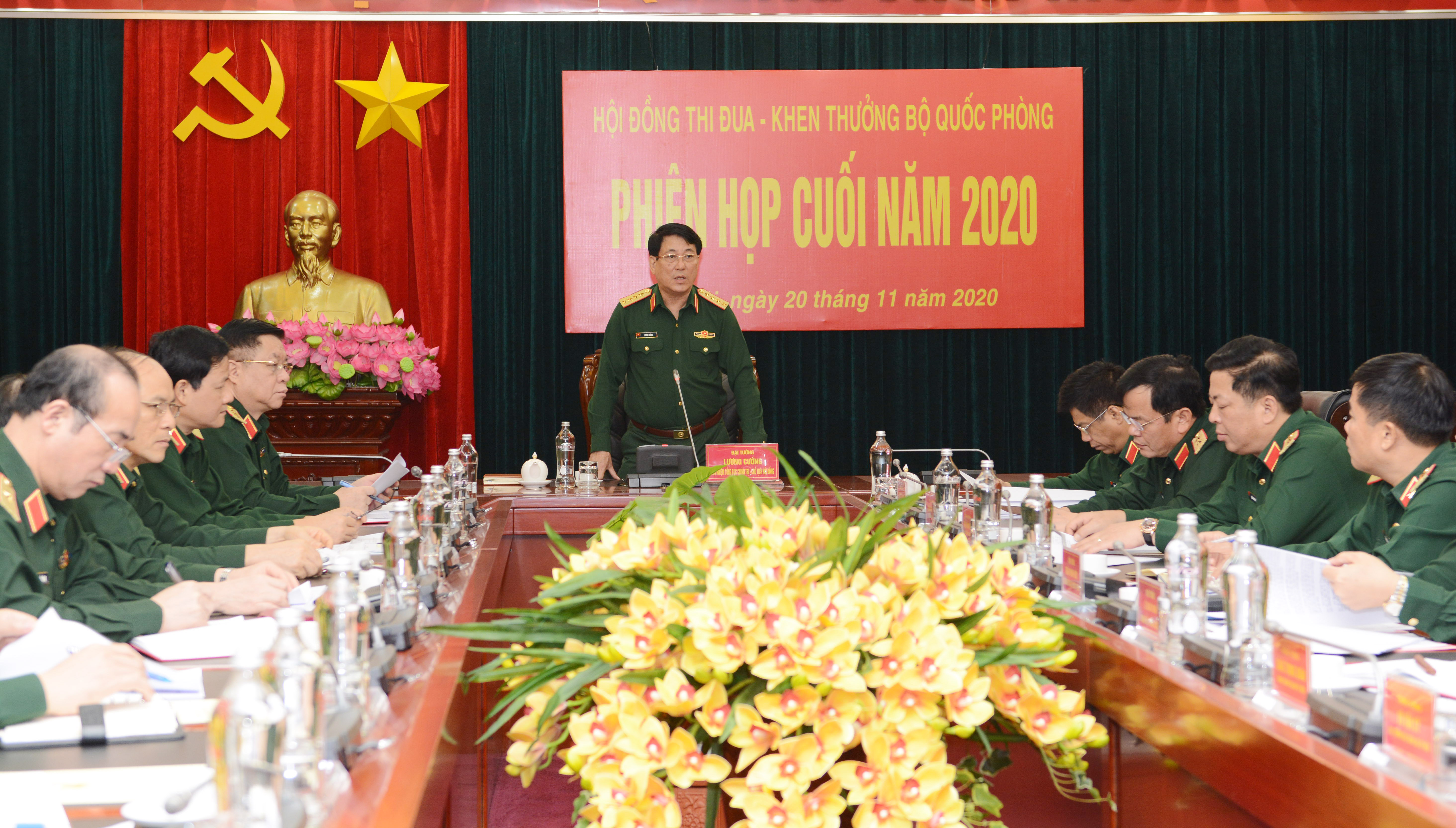 Hội đồng thi đua, khen thưởng Bộ Quốc phòng họp phiên cuối năm