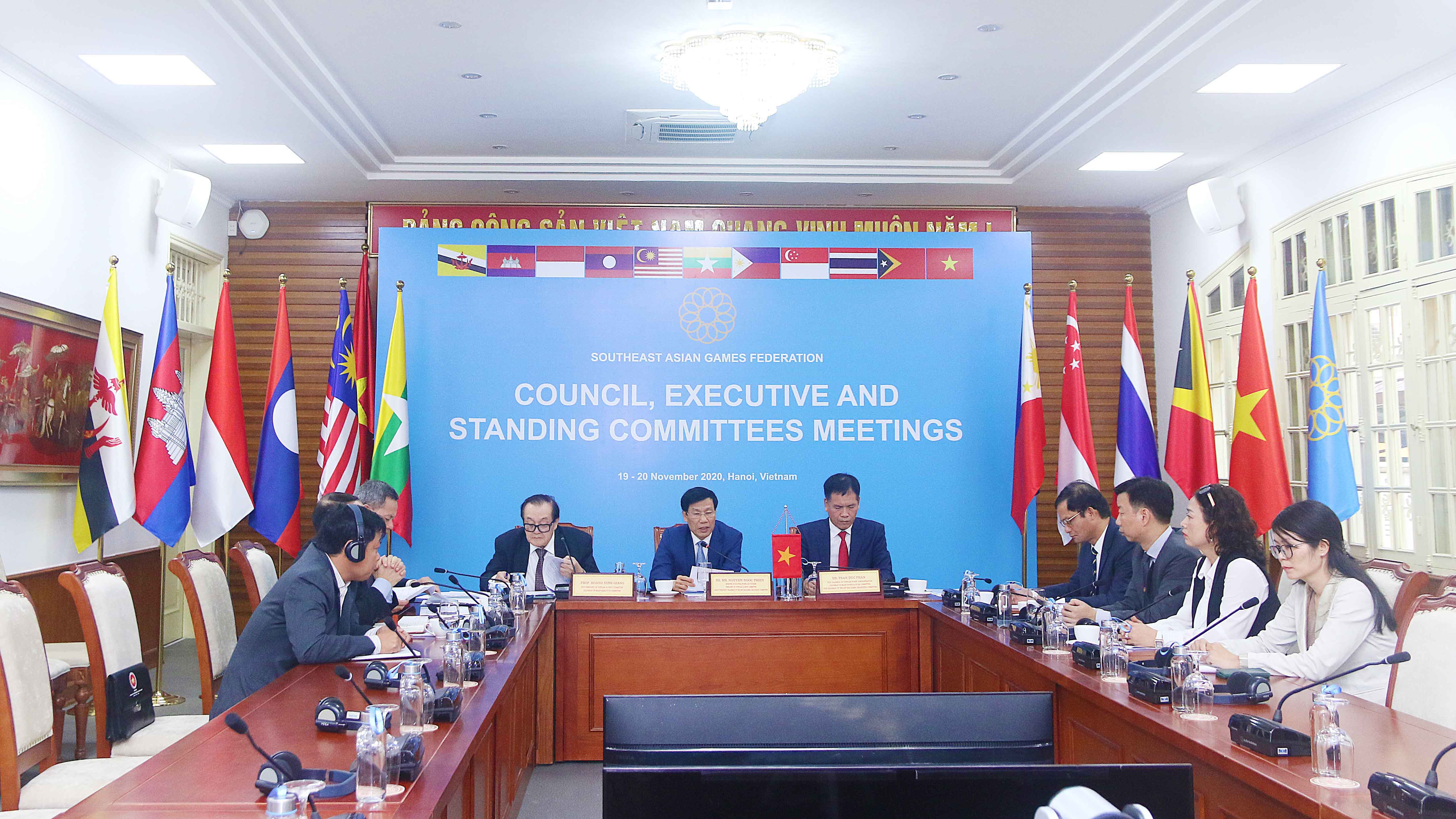 Thông qua điều lệ tổ chức SEA Games 31 và ASEAN Para Games 11