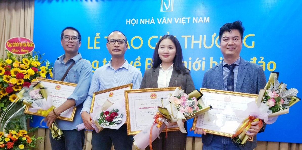 Hội Nhà văn Việt Nam trao giải “Sáng tác về biên giới biển đảo đợt I”