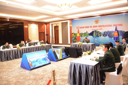 Hội nghị trực tuyến Tư lệnh Lục quân các nước ASEAN lần thứ 21