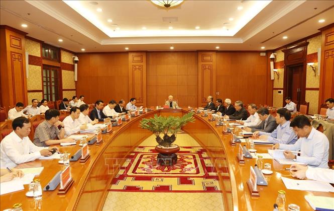 Tổng Bí thư, Chủ tịch nước Nguyễn Phú Trọng chủ trì họp Thường trực Ban chỉ đạo Trung ương về phòng, chống tham nhũng

