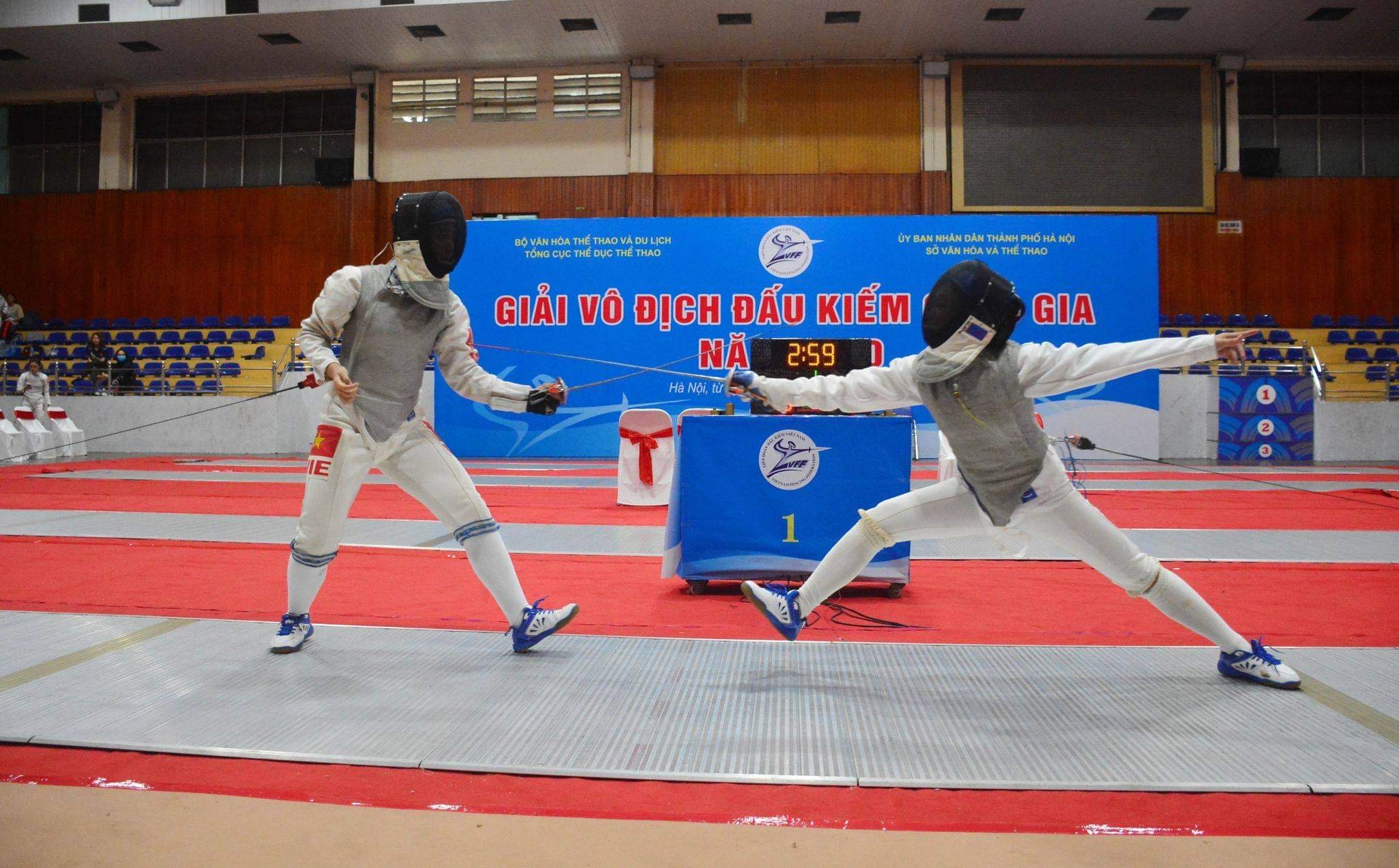 Hà Nội nhất toàn đoàn tại Giải vô địch đấu kiếm quốc gia