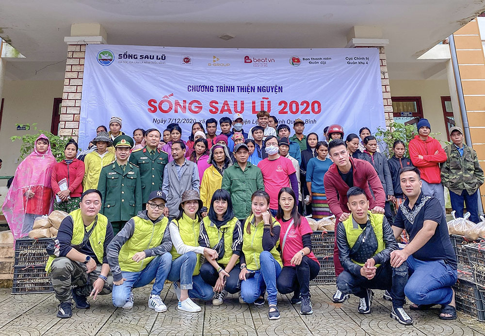 Ban Thanh niên Quân đội phối hợp tặng quà cán bộ, chiến sĩ, nhân dân các tỉnh miền Trung và Tây Nguyên