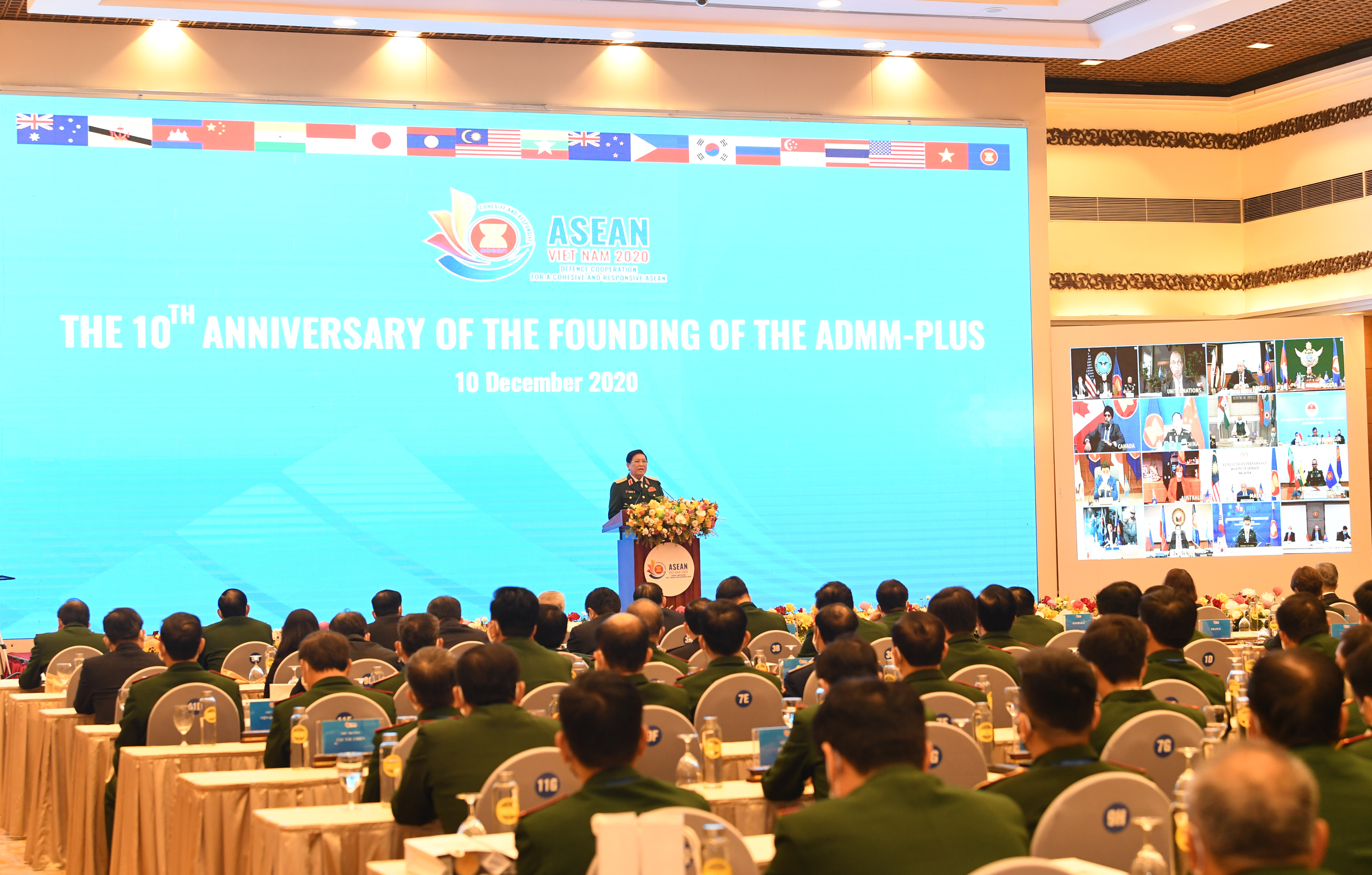 Lễ kỷ niệm 10 năm thành lập Hội nghị Bộ trưởng Quốc phòng các nước ASEAN mở rộng
