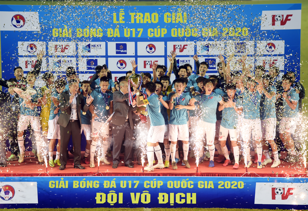 U17 PVF vô địch giải U17 Cup Quốc gia 2020

