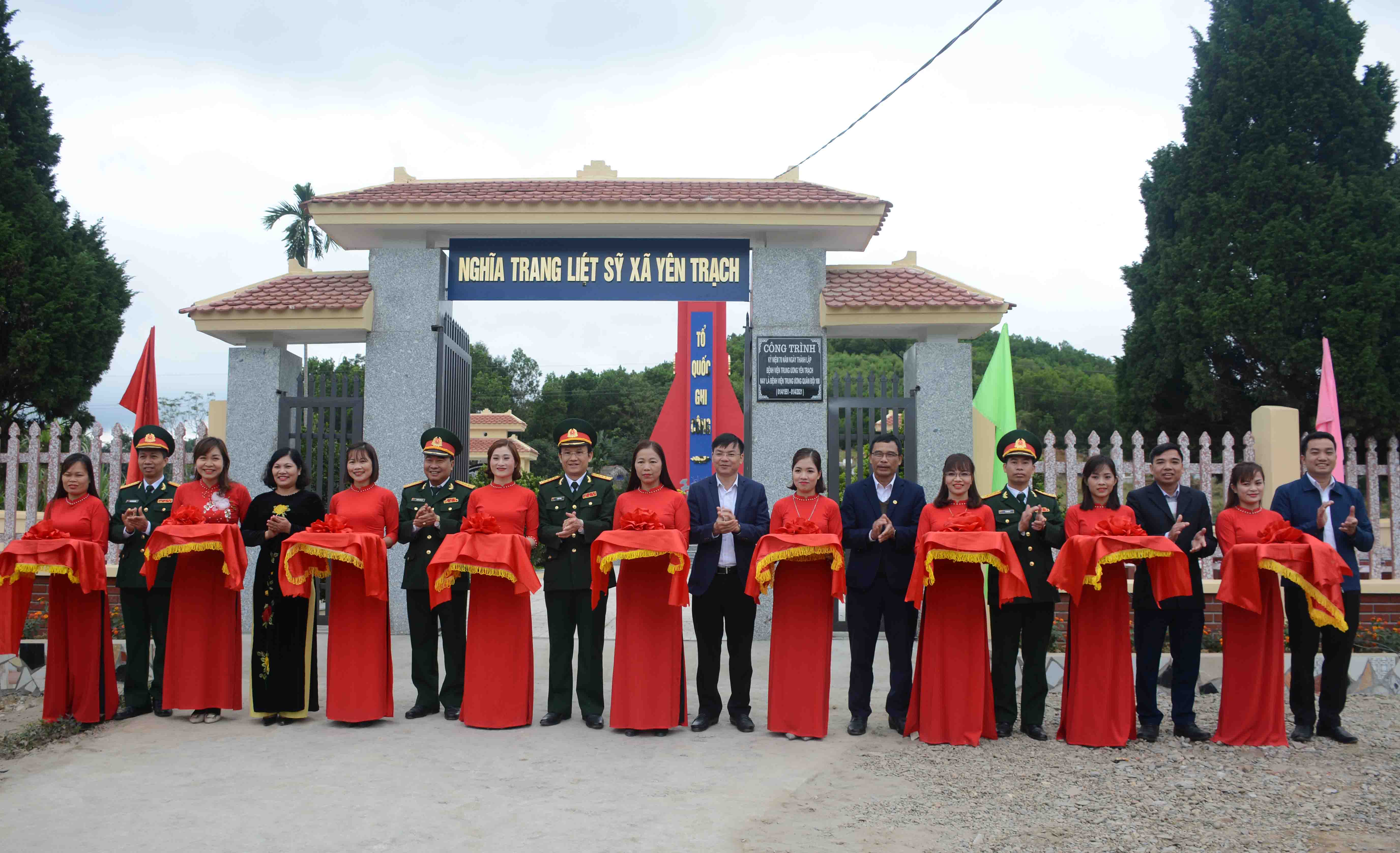 Khánh thành công trình Nghĩa trang liệt sĩ xã Yên Trạch