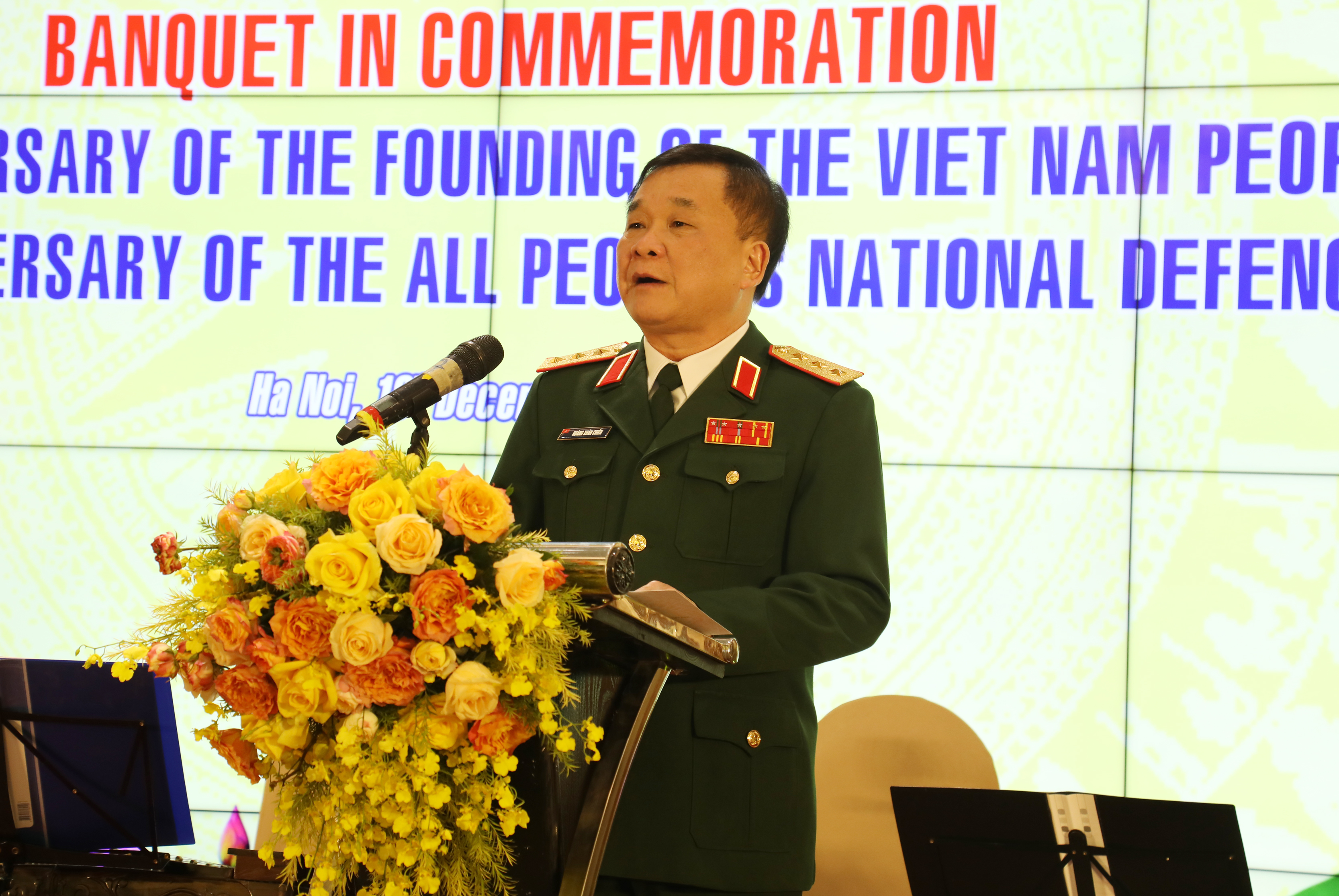 Chiêu đãi nhân kỷ niệm Ngày thành lập Quân đội nhân dân Việt Nam

