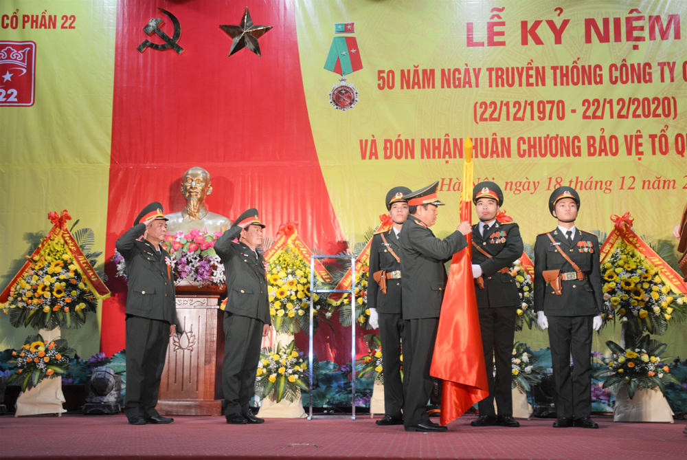 Công ty Cổ phần 22 đón nhận Huân chương Bảo vệ Tổ quốc hạng Nhì