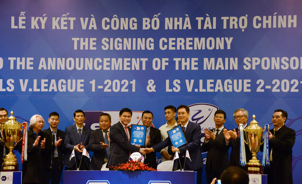 Công bố nhà tài trợ chính của V.League 1 và V.League 2 