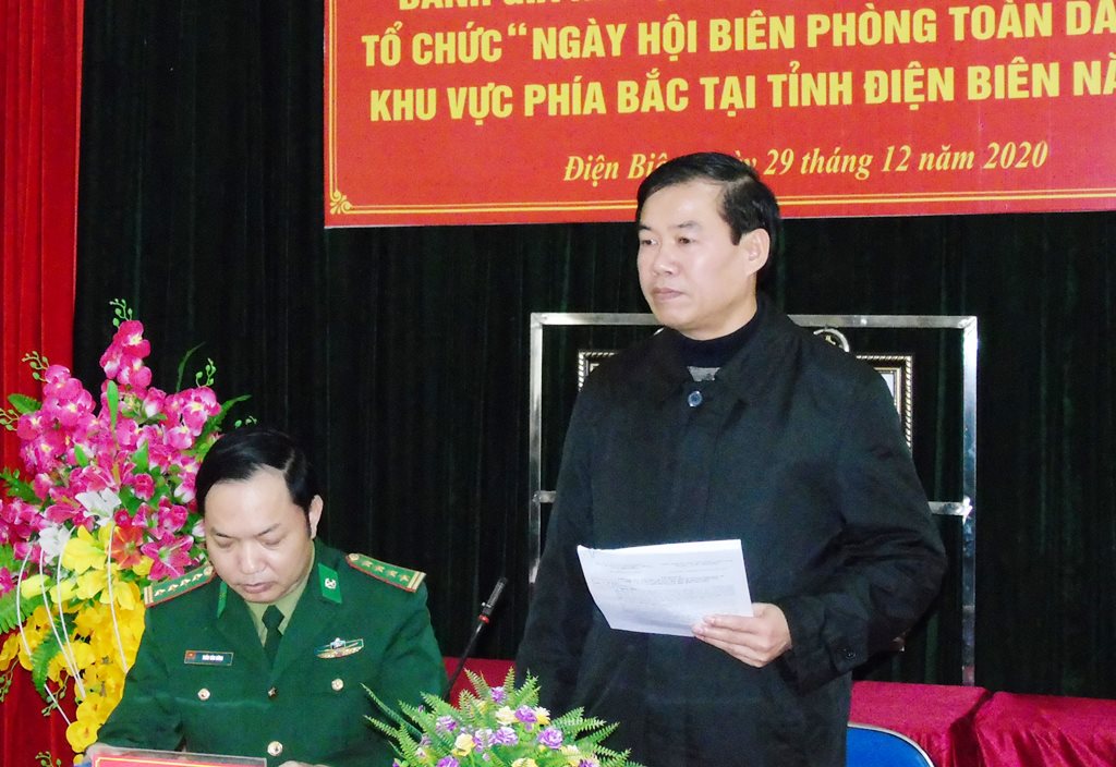 Chuẩn bị cho Ngày hội Biên phòng toàn dân điểm khu vực phía Bắc tại Điện Biên