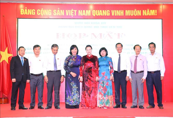 Chủ tịch Quốc hội Nguyễn Thị Kim Ngân dự kỷ niệm 75 năm Ngày Tổng tuyển cử đầu tiên của Quốc hội Việt Nam tại Bến Tre