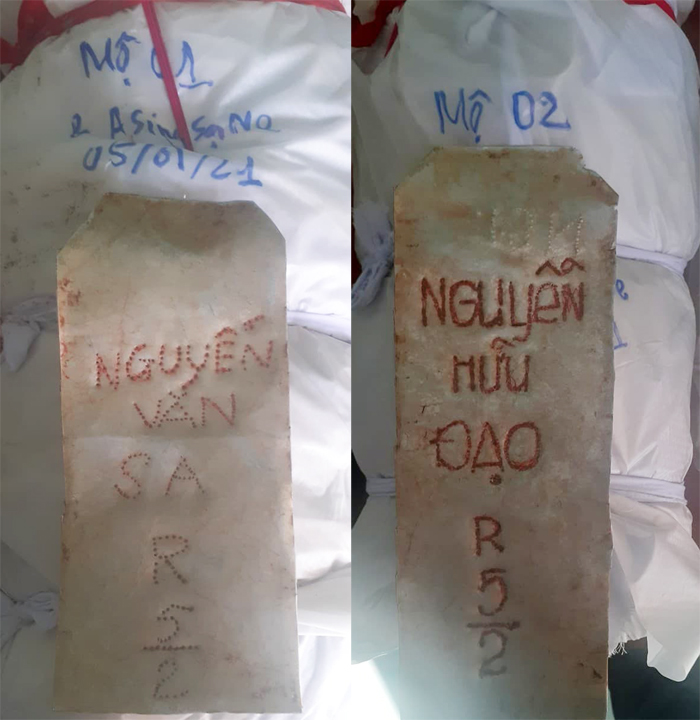 Tìm thấy 2 hài cốt liệt sĩ xác định được danh tính tại địa bàn tỉnh Savannakhet (Lào)

