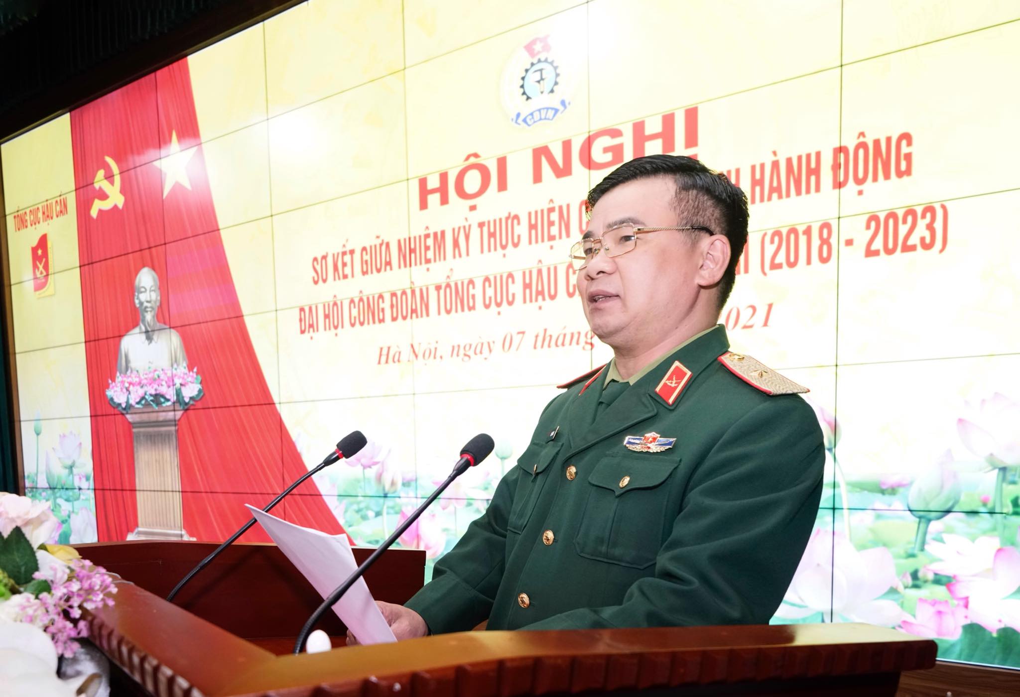 Tổng cục Hậu cần làm tốt công tác chăm lo người lao động 
