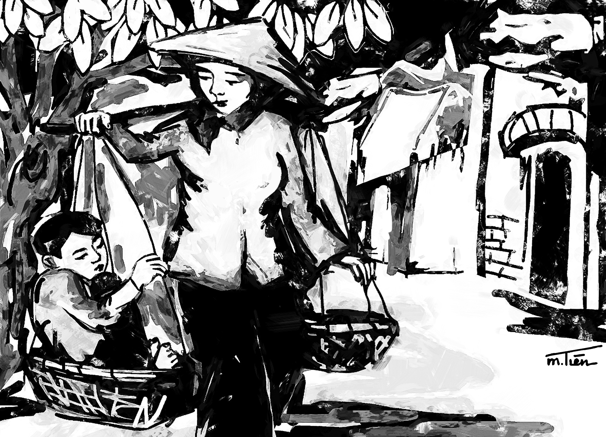 Nẻo về chợ quê