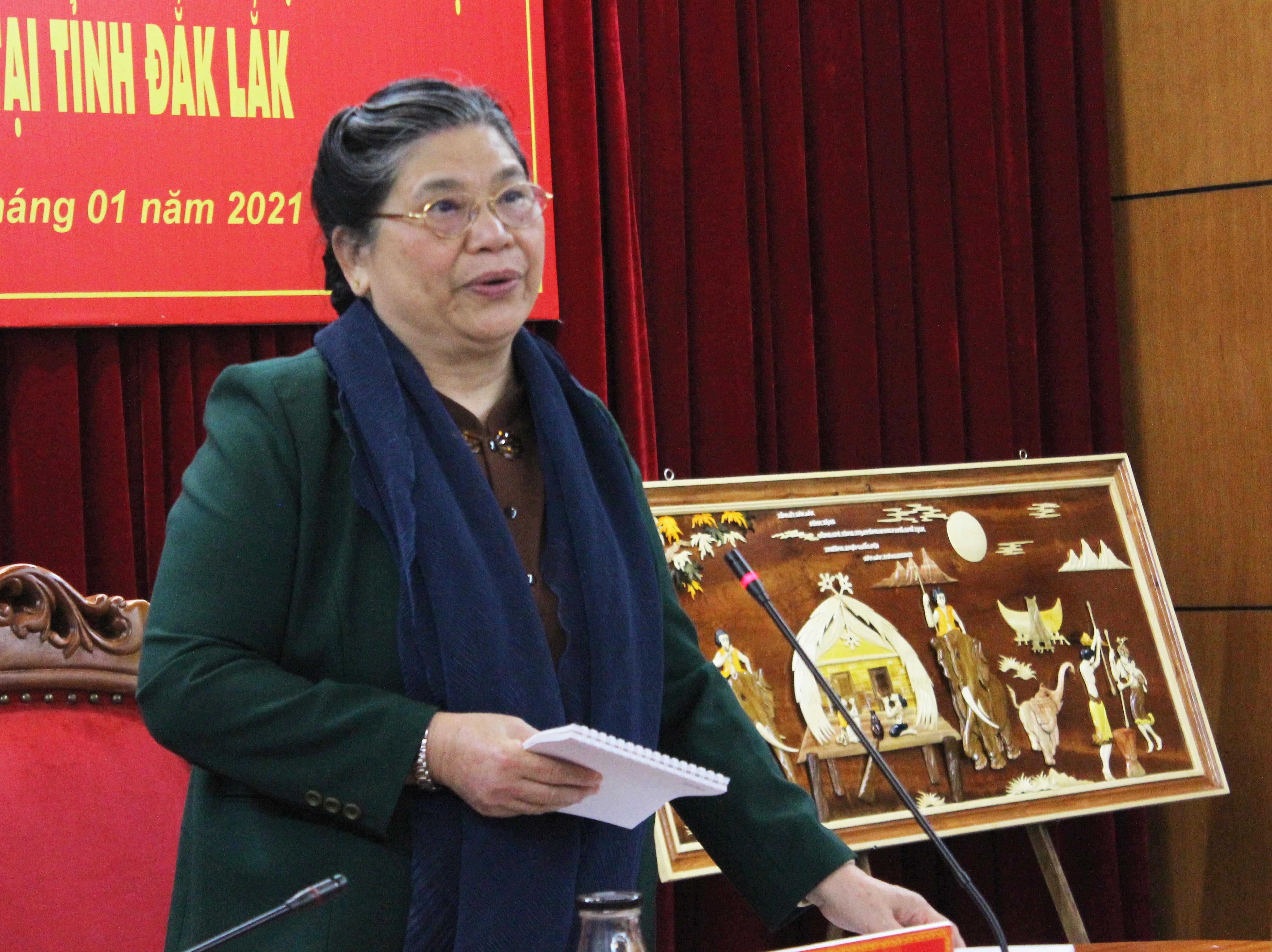 Phó chủ tịch Thường trực Quốc hội Tòng Thị Phóng thăm và làm việc tại tỉnh Đắk Lắk