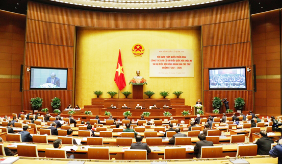 Hội nghị trực tuyến toàn quốc triển khai công tác bầu cử Đại biểu Quốc hội và đại biểu HĐND các cấp