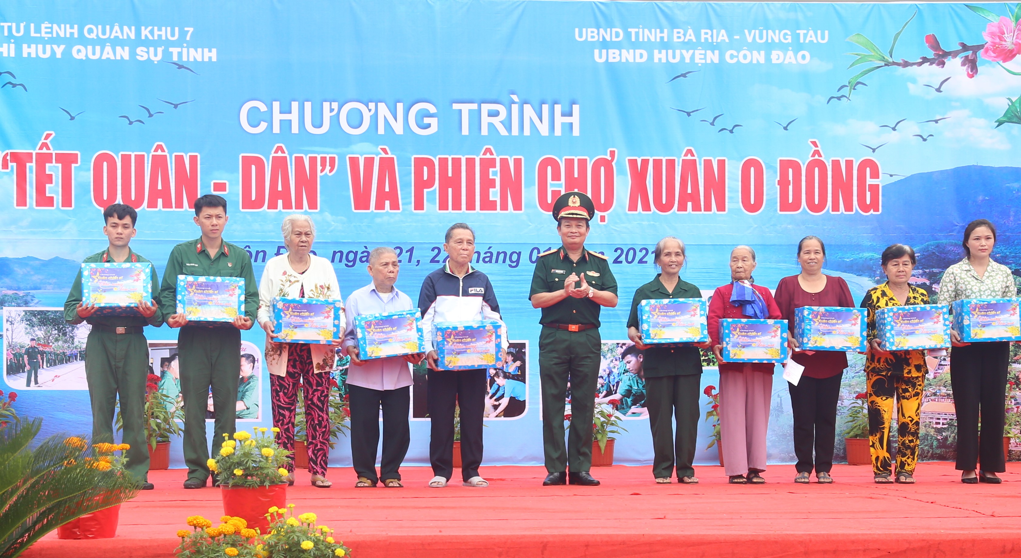 Khai mạc chương trình Xuân chiến sĩ 2021 tại huyện Côn Đảo, tỉnh Bà Rịa – Vũng Tàu