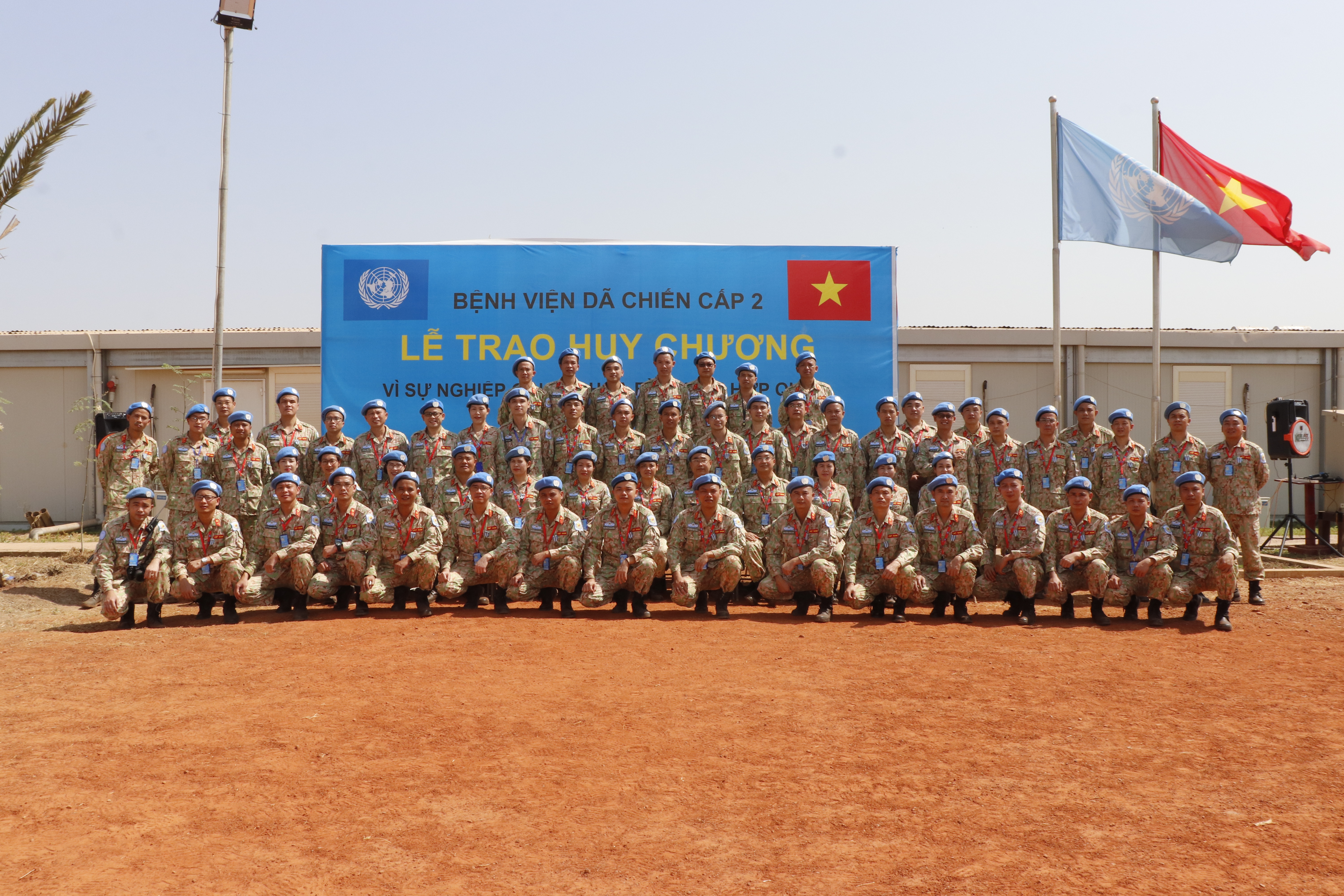 Bệnh viện dã chiến Việt Nam tại CH Nam Sudan được trao Huy chương Vì sự nghiệp Gìn giữ hòa bình Liên hợp quốc 