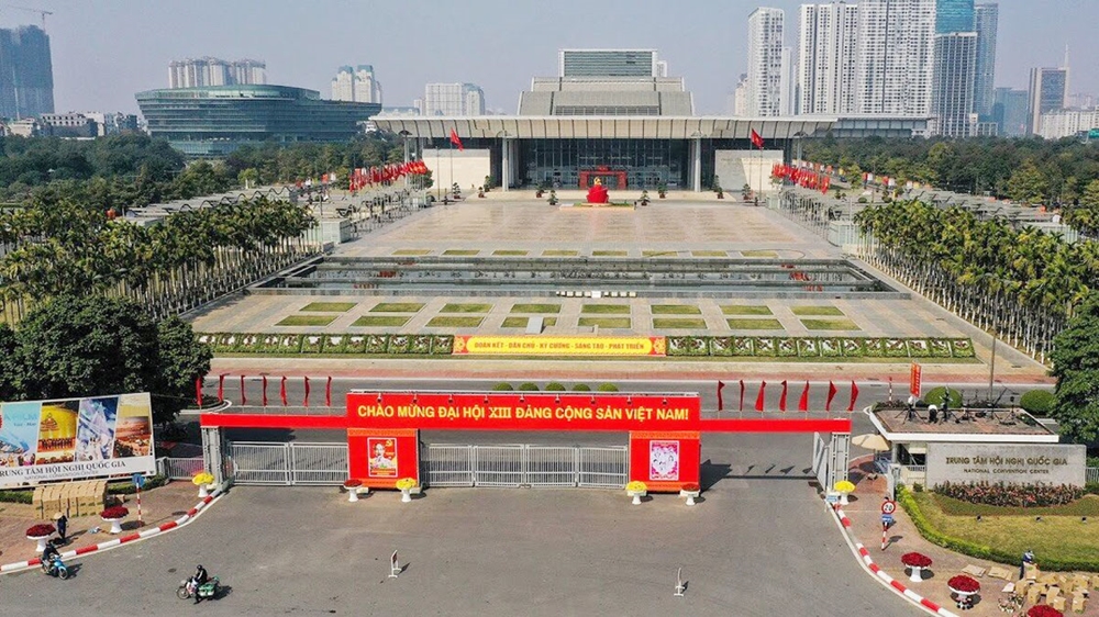 Trung tâm Hội nghị Quốc gia đã sẵn sàng cho ngày hội lớn của đất nước.