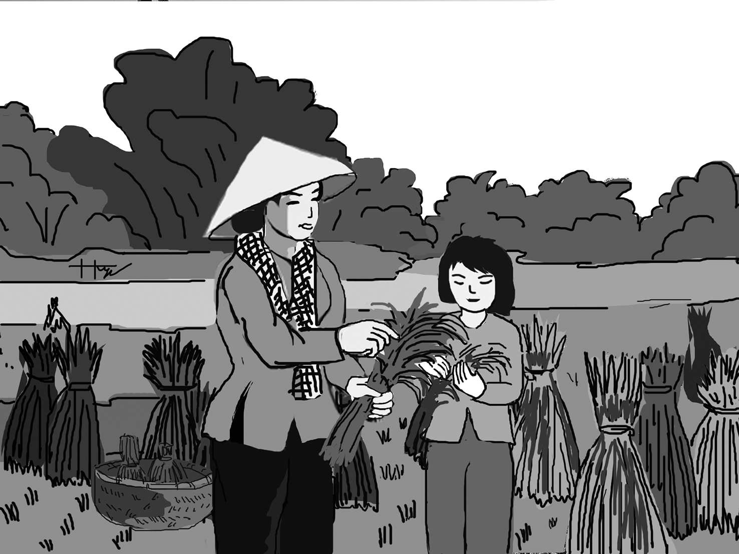 Mùa quết bánh phồng