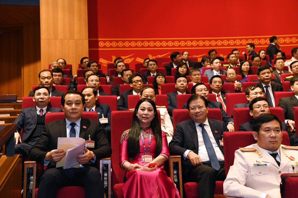 Trong 63 Bí thư Tỉnh ủy, Thành ủy dự Đại hội lần này, có 9 nữ Bí thư, gồm các tỉnh: Lai Châu, Hà Nam, Vĩnh Phúc, Lạng Sơn, Ninh Bình, An Giang, Thái Nguyên, Bắc Ninh và Quảng Ngãi.