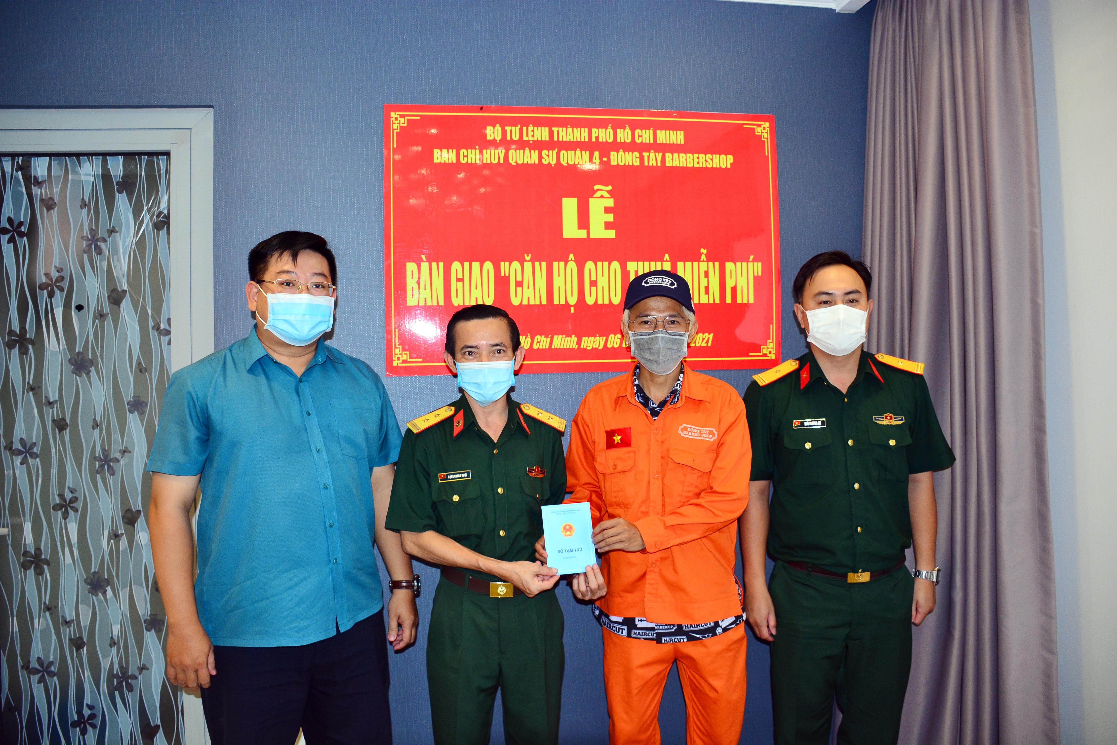 Bác sĩ quân y tiêu biểu được nhận căn hộ cho thuê miễn phí 