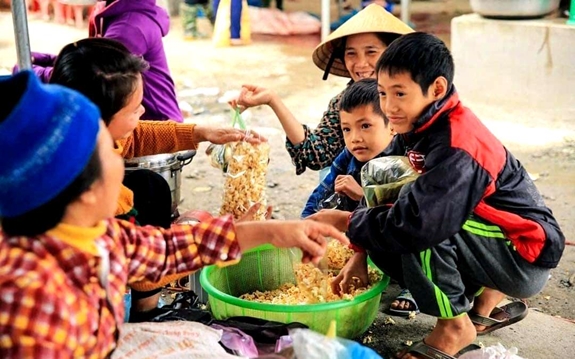 Sắc xuân trên vùng rốn lũ