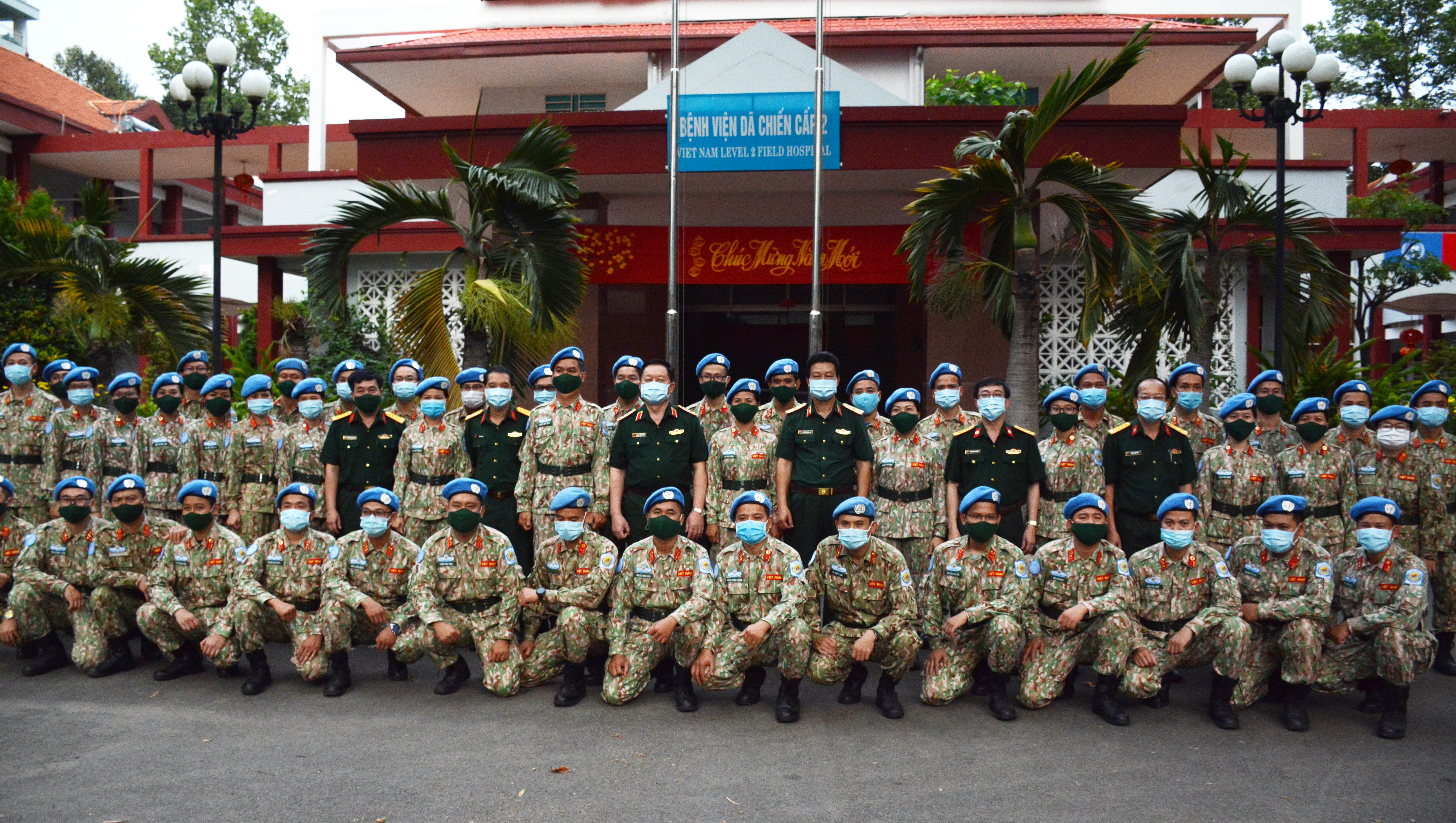 Thượng tướng Nguyễn Trọng Nghĩa thăm, chúc Tết tại Bệnh viện Quân y 175, Bệnh viện Dã chiến cấp 2 số 3