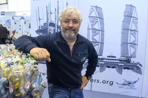 Tàu gom rác thải nhựa trên biển sẽ được hạ thủy vào năm 2024