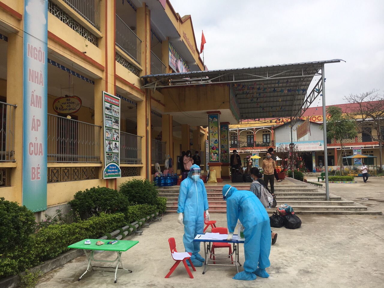 57 công dân hoàn thành cách ly tại huyện Cẩm Giàng, tỉnh Hải Dương