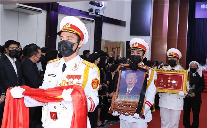 Cử hành trọng thể Lễ truy điệu, Lễ an táng nguyên Phó thủ tướng Chính phủ Trương Vĩnh Trọng