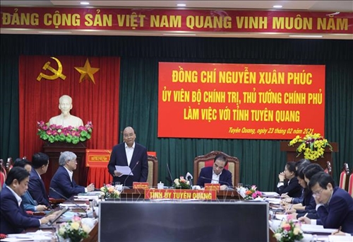 Thủ tướng Nguyễn Xuân Phúc: Tuyên Quang phải trở thành trọng điểm của ngành chế biến gỗ