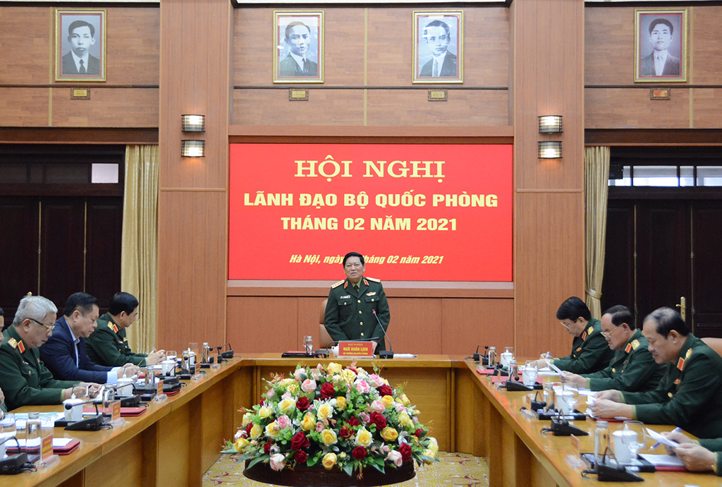 Hội nghị lãnh đạo Bộ Quốc phòng tháng 2-2021