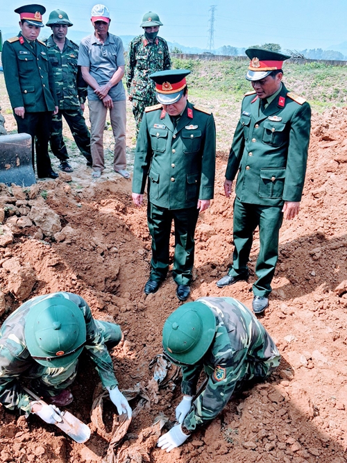 Đội 584, Bộ CHQS tỉnh Quảng Trị quy tập được hai bộ hài cốt liệt sĩ