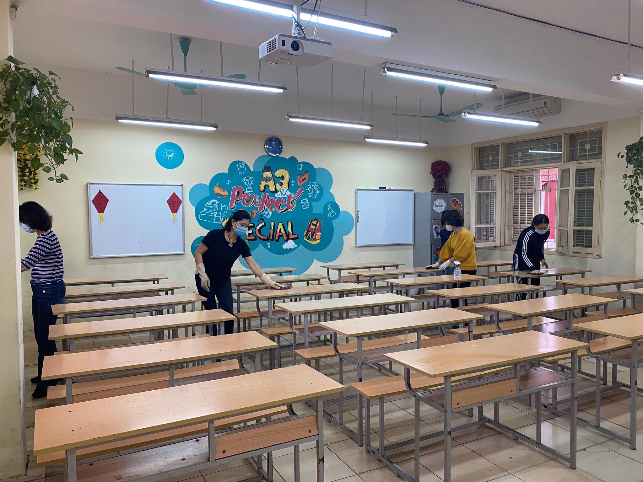 Sẵn sàng đón học sinh trở lại trường an toàn