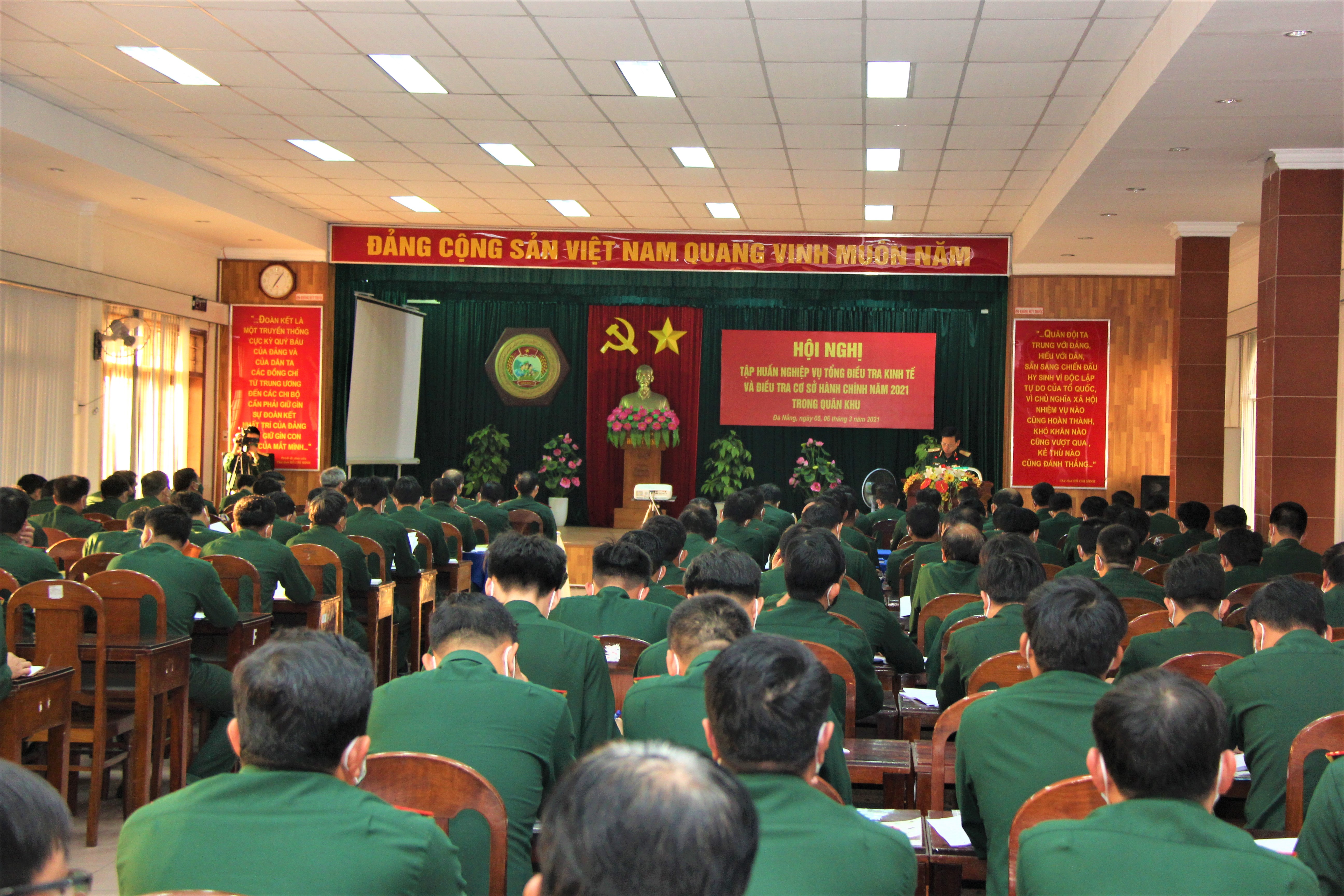 Quân khu 5: Tập huấn tổng điều tra kinh tế và điều tra cơ sở hành chính năm 2021