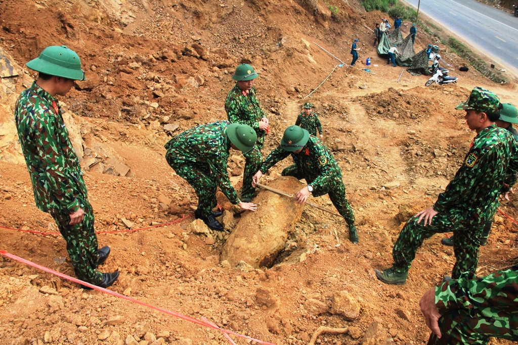 Sơn La hủy nổ thành công quả bom nặng khoảng 500kg