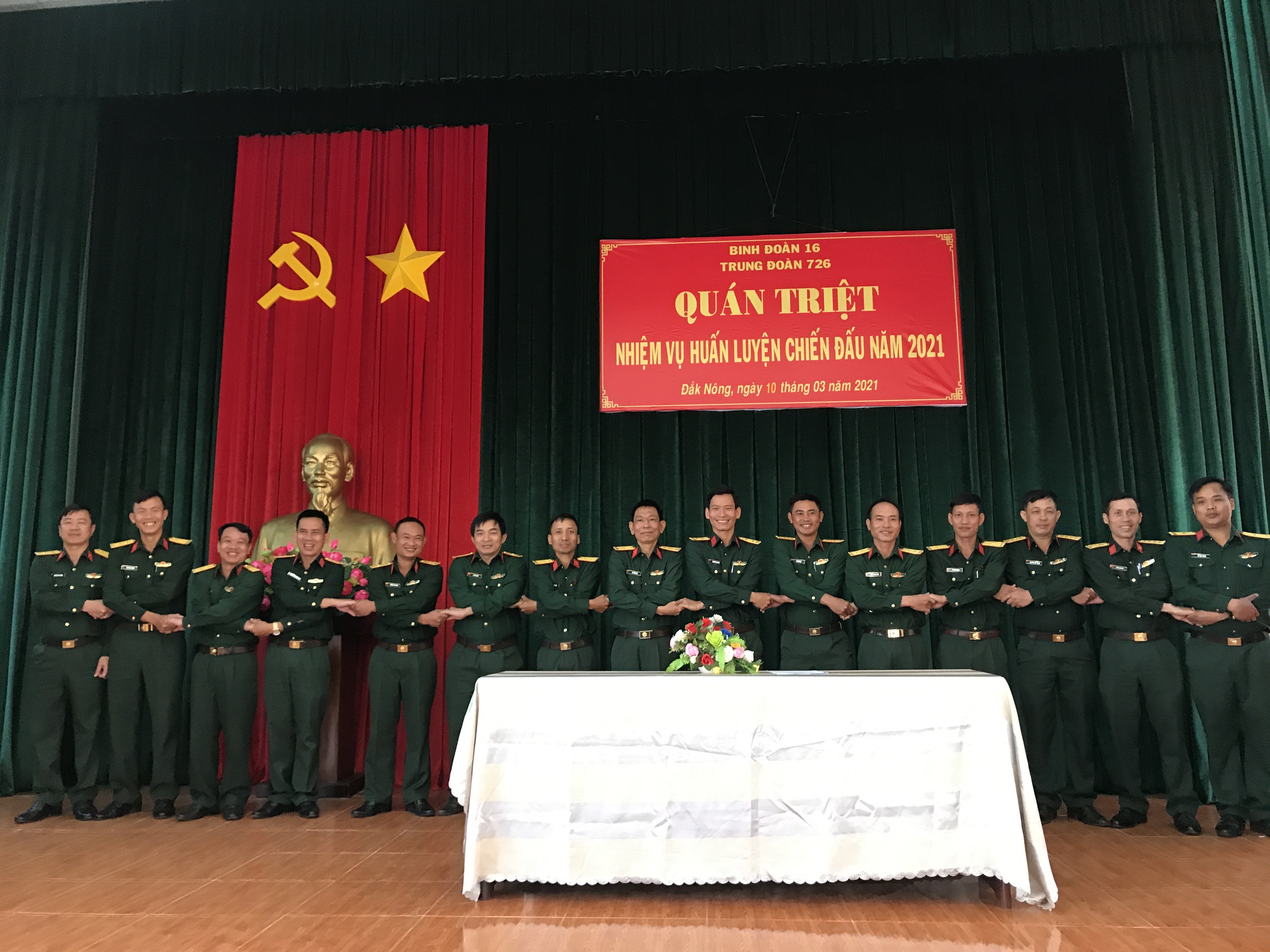 Trung đoàn 726 tổ chức ra quân huấn luyện năm 2021