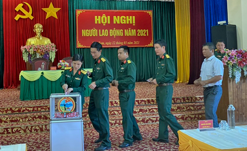 Công ty 732 tổ chức Hội nghị người lao động năm 2021