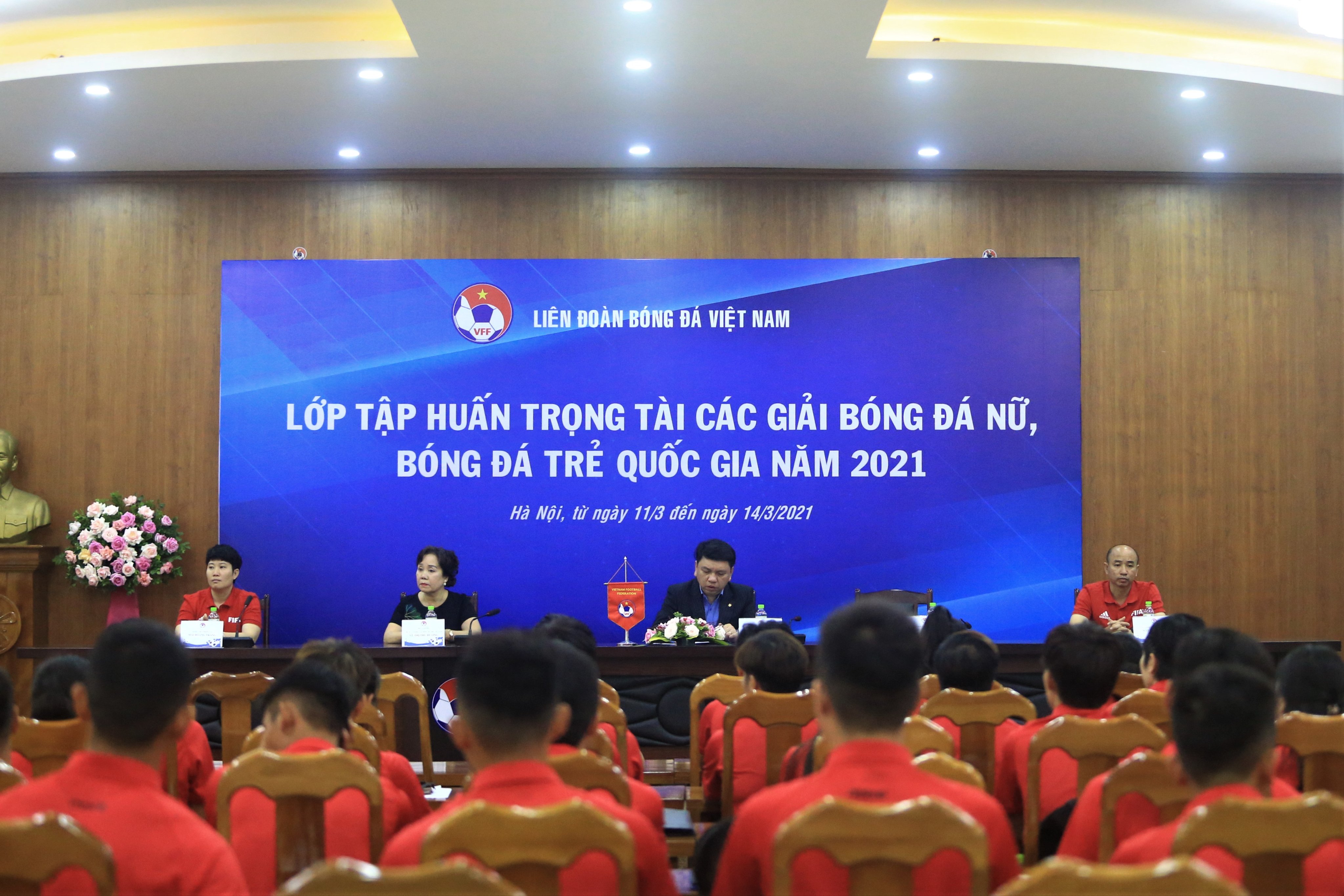 Bế mạc lớp tập huấn trọng tài giải bóng đá nữ, bóng đá trẻ quốc gia năm 2021