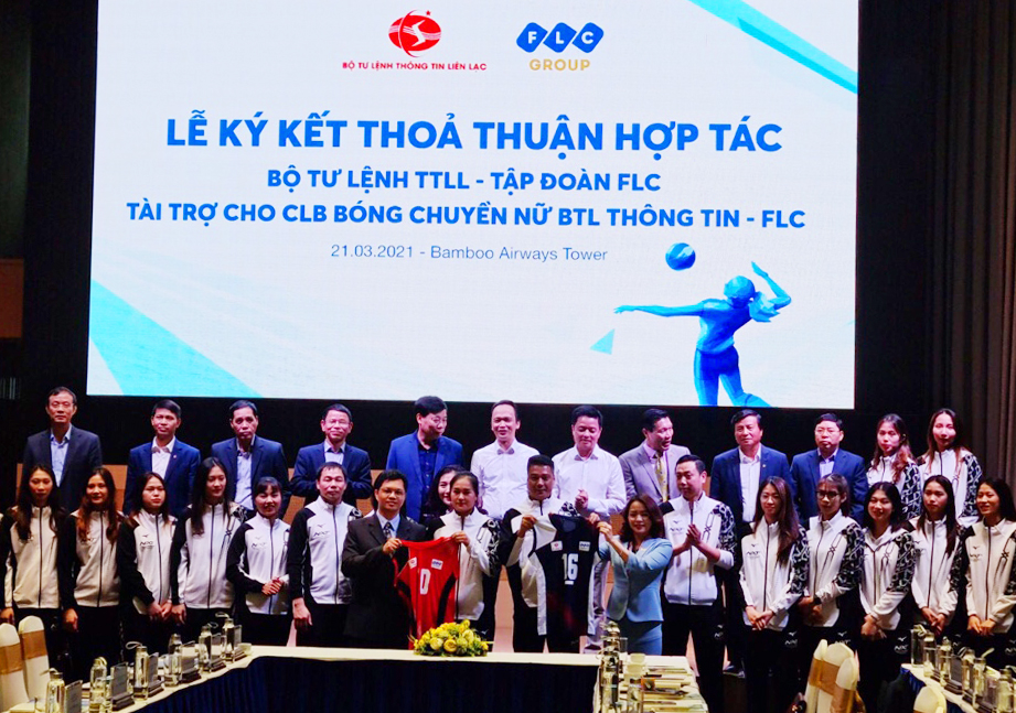 Tập đoàn FLC là nhà tài trợ chính thức của câu lạc bộ bóng chuyền nữ thông tin

