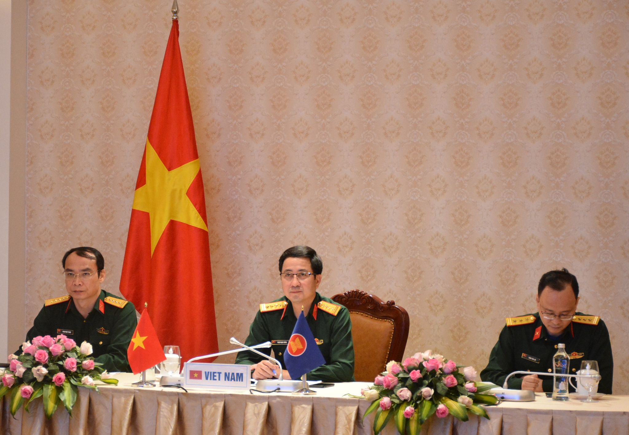 Hội nghị trực tuyến Nhóm làm việc Quan chức Quốc phòng cấp cao ASEAN