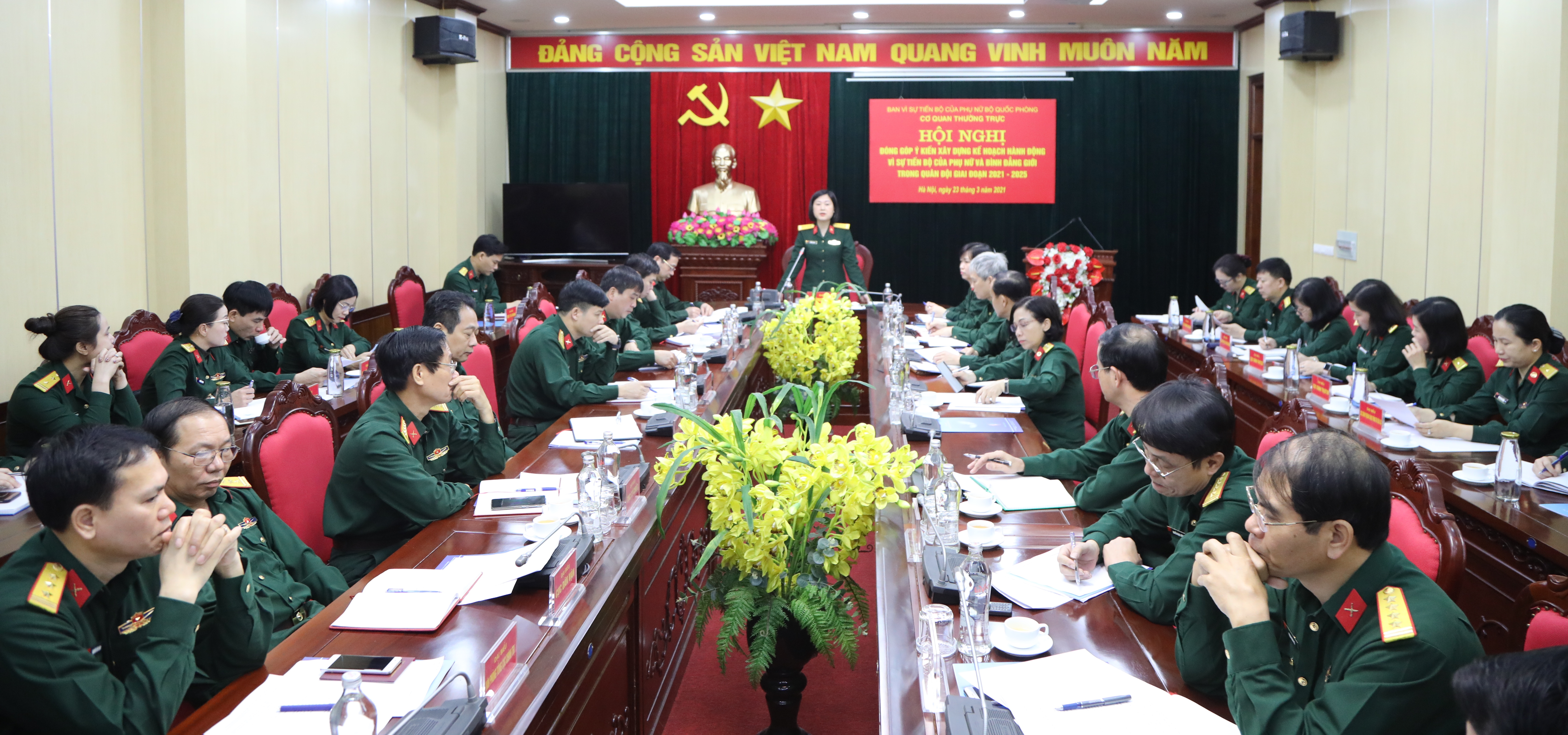 Góp ý vào kế hoạch hành động vì sự tiến bộ của phụ nữ và bình đẳng giới trong Quân đội giai đoạn 2021 - 2025