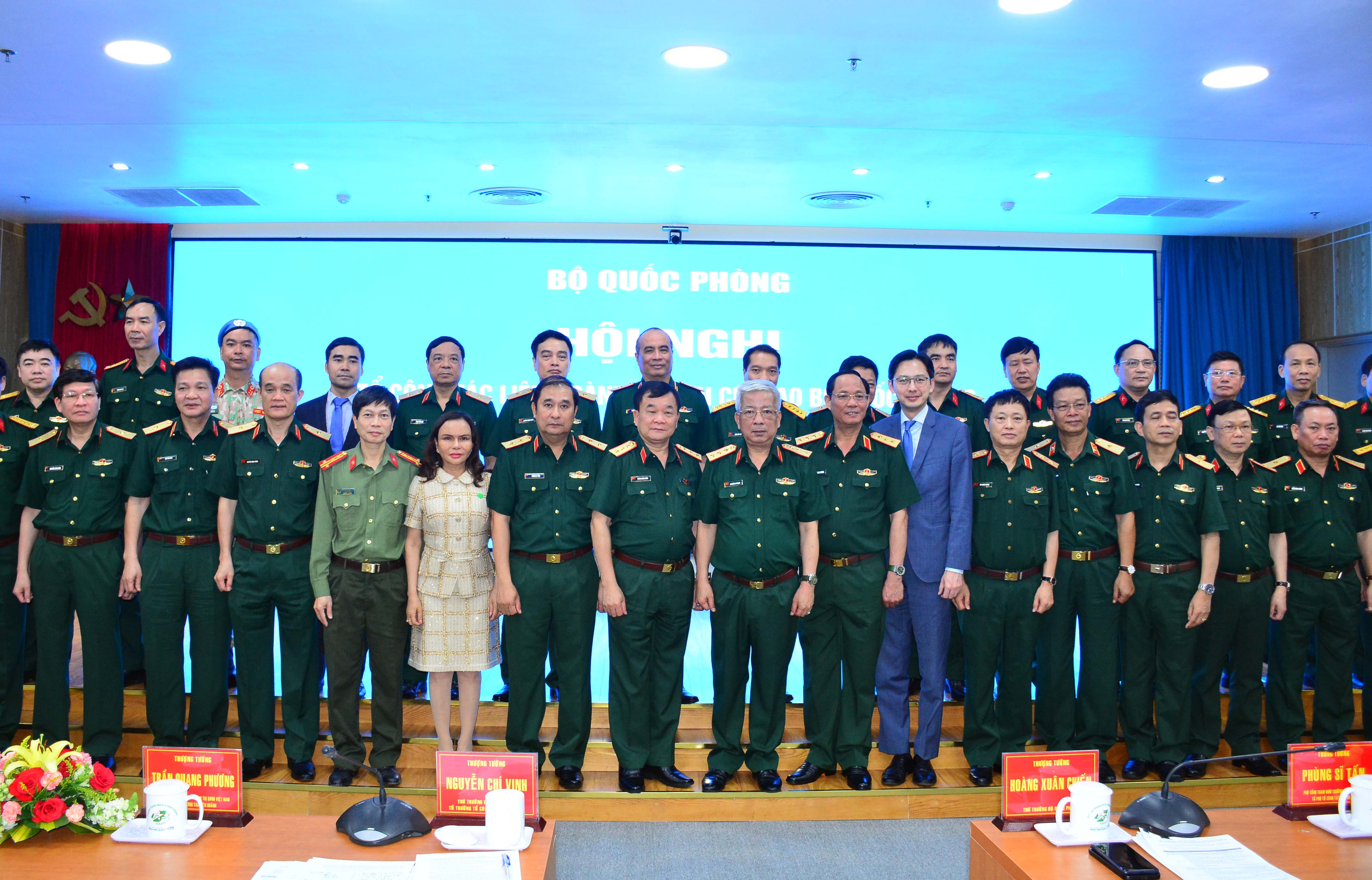 Hội nghị trực tuyến với lực lượng Việt Nam tham gia gìn giữ hòa bình Liên hợp quốc