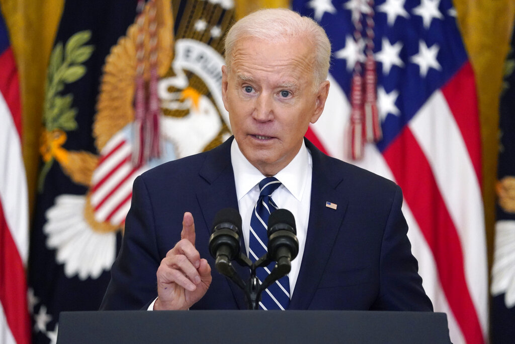 Tổng thống Mỹ Joe Biden lần đầu tiên tổ chức họp báo