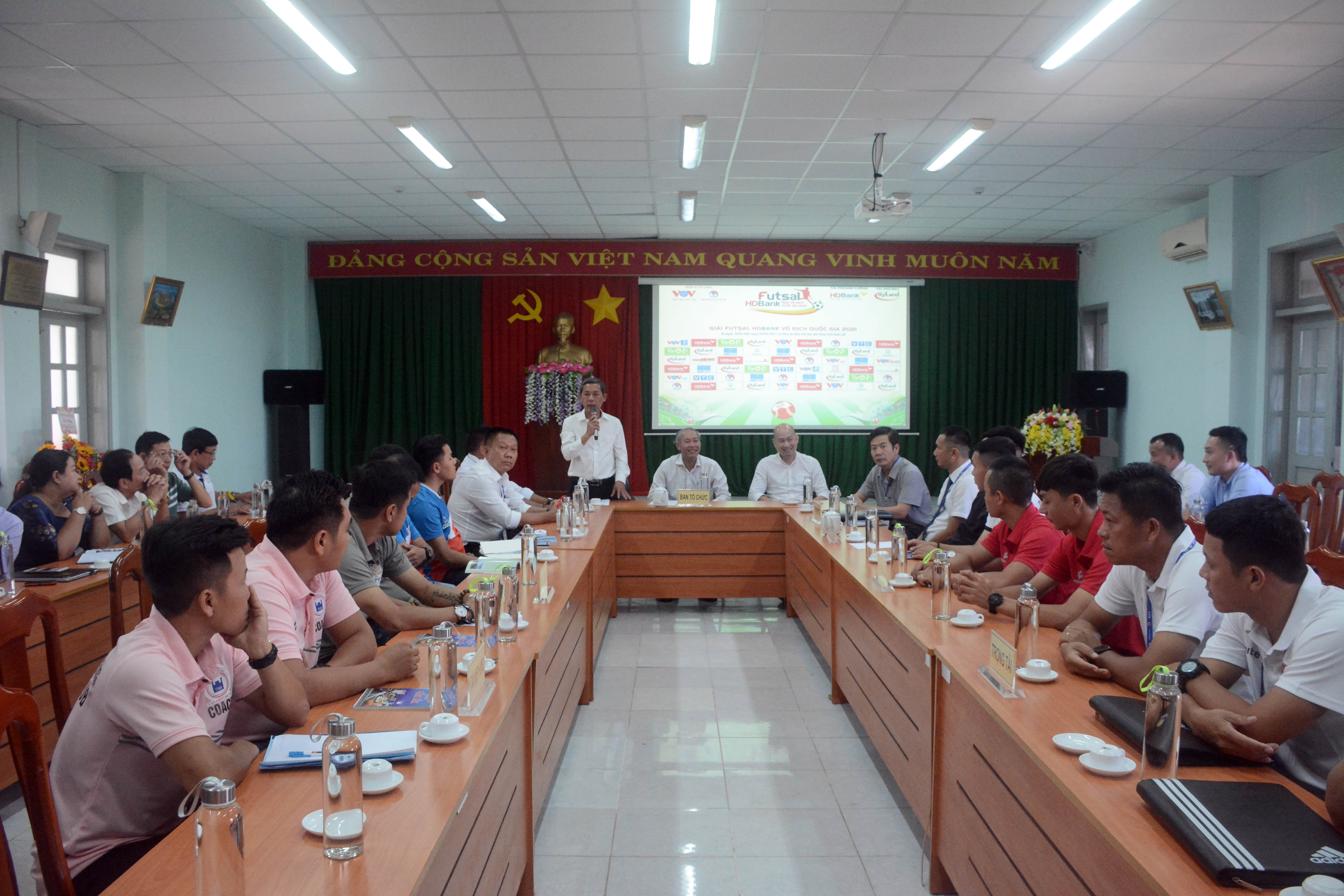 Họp báo cung cấp thông tin về giải Giải Futsal HDBank Vô địch Quốc gia 2021