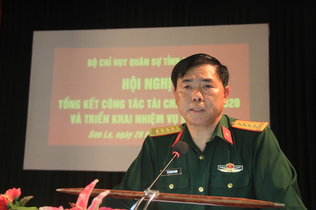 Bộ Chỉ huy quân sự tỉnh Sơn La tổng kết công tác tài chính năm 2020