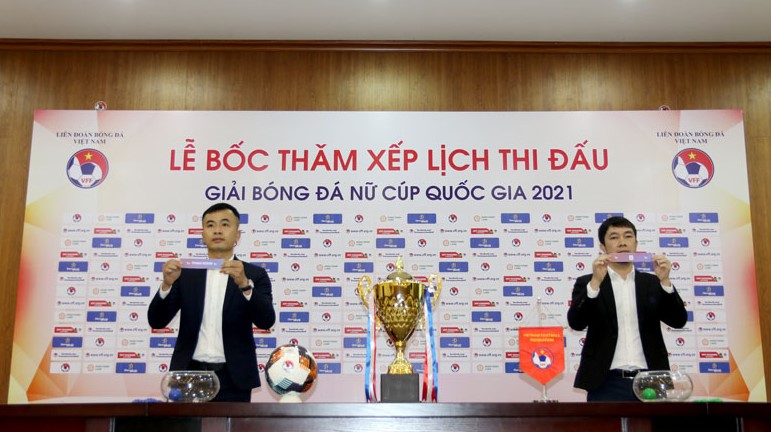 Bốc thăm xếp lịch thi đấu Giải bóng đá Nữ Cúp Quốc gia 2021