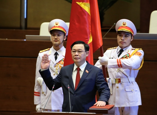 Đồng chí Vương Đình Huệ được bầu giữ chức vụ Chủ tịch Quốc hội, Chủ tịch Hội đồng Bầu cử Quốc gia
